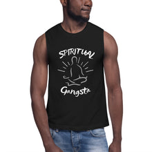 Load image into Gallery viewer, Spiritual Gangsta Unisex Muscle Shirt
