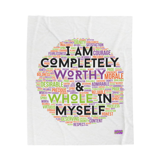 Worthy & Whole Velveteen Plush Blanket