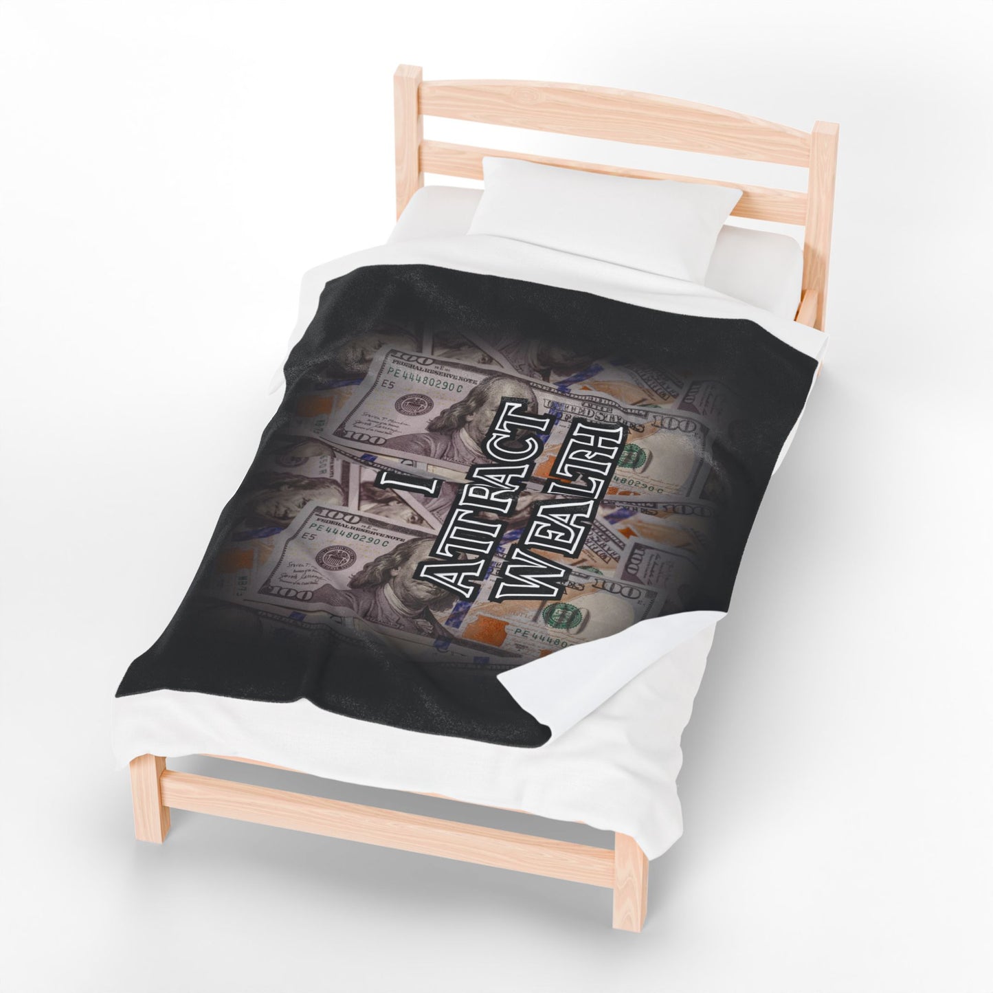 Wealth Attractor Velveteen Plush Blanket