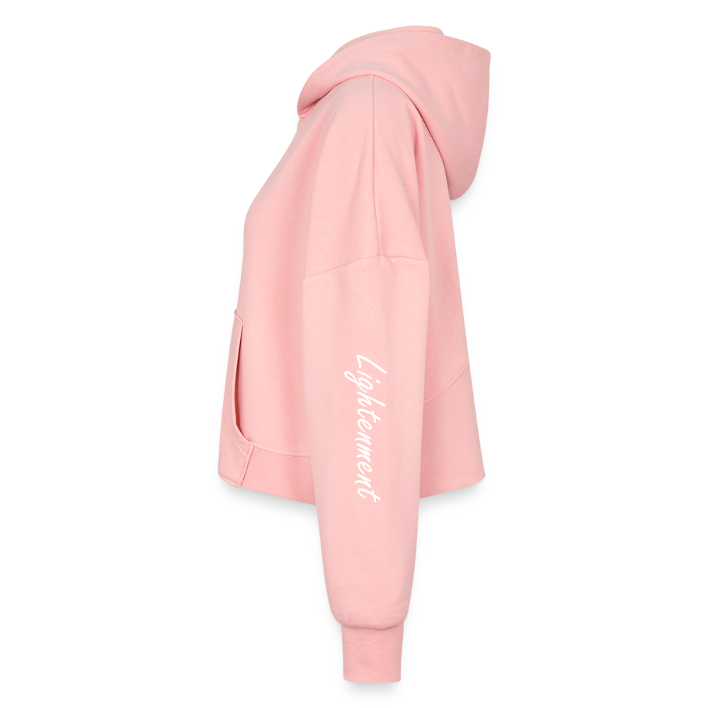 Hood Crush Cropped Hoodie - light pink