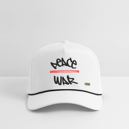 Peace Rope Cap - white/black
