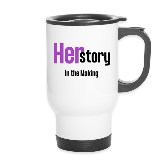 HerStory Travel Mug - white