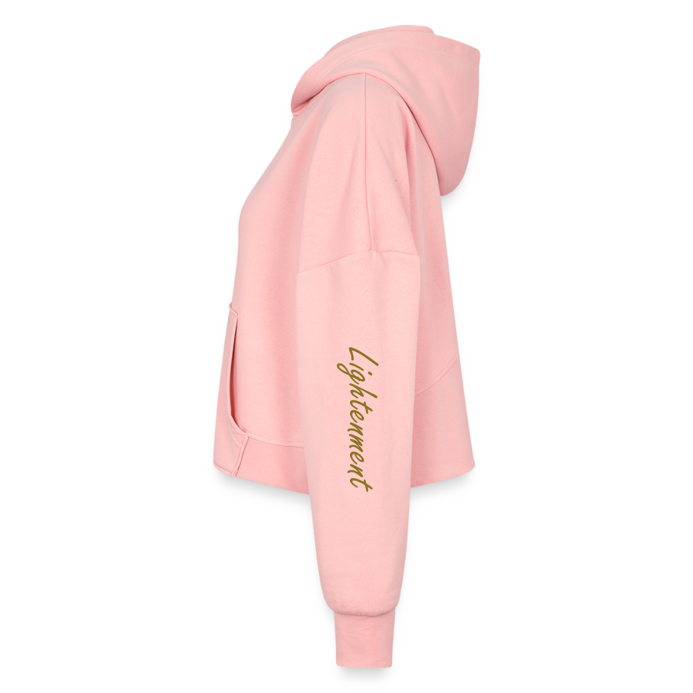 Hood Crush Cropped Hoodie - light pink