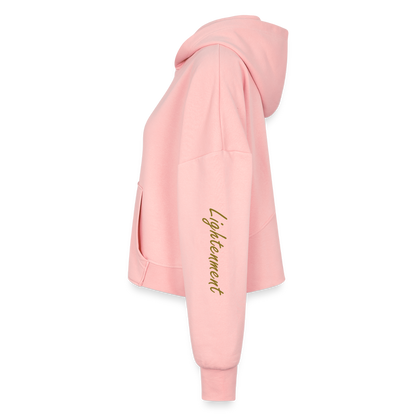 Hood Crush Cropped Hoodie - light pink