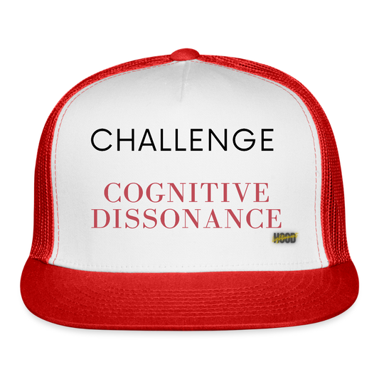 Cognitive Trucker Hat - white/red