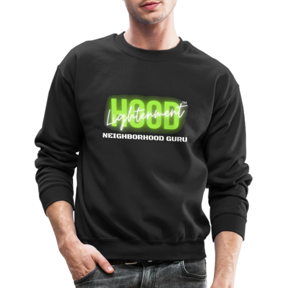 Green Logo Crewneck Sweatshirt - black