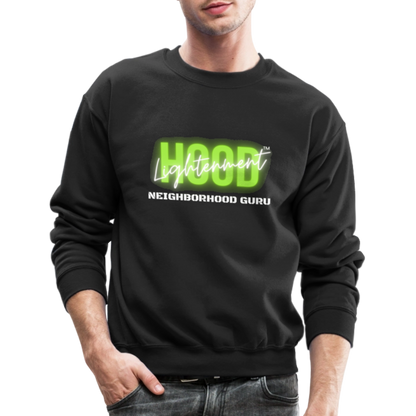 Green Logo Crewneck Sweatshirt - black
