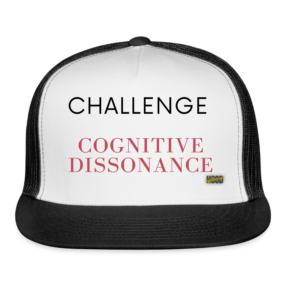 Cognitive Trucker Hat - white/black