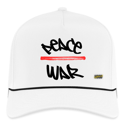Peace Rope Cap - white/black