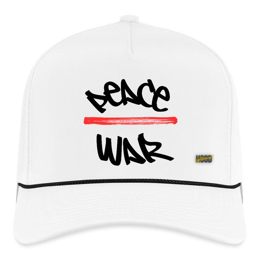 Peace Rope Cap - white/black