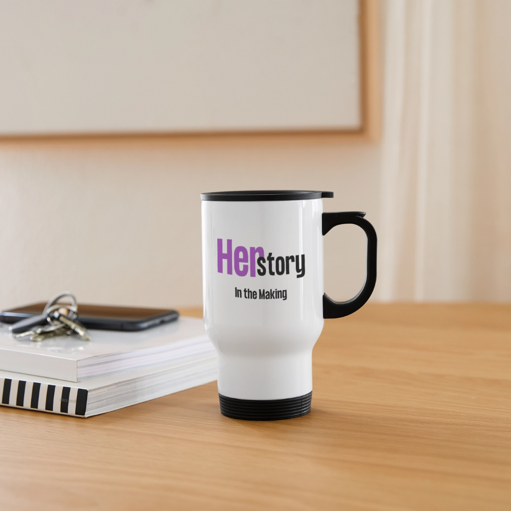 HerStory Travel Mug - white