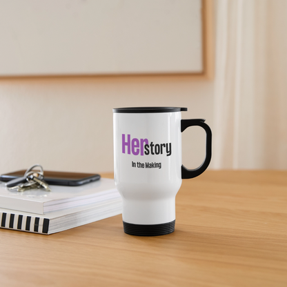 HerStory Travel Mug - white