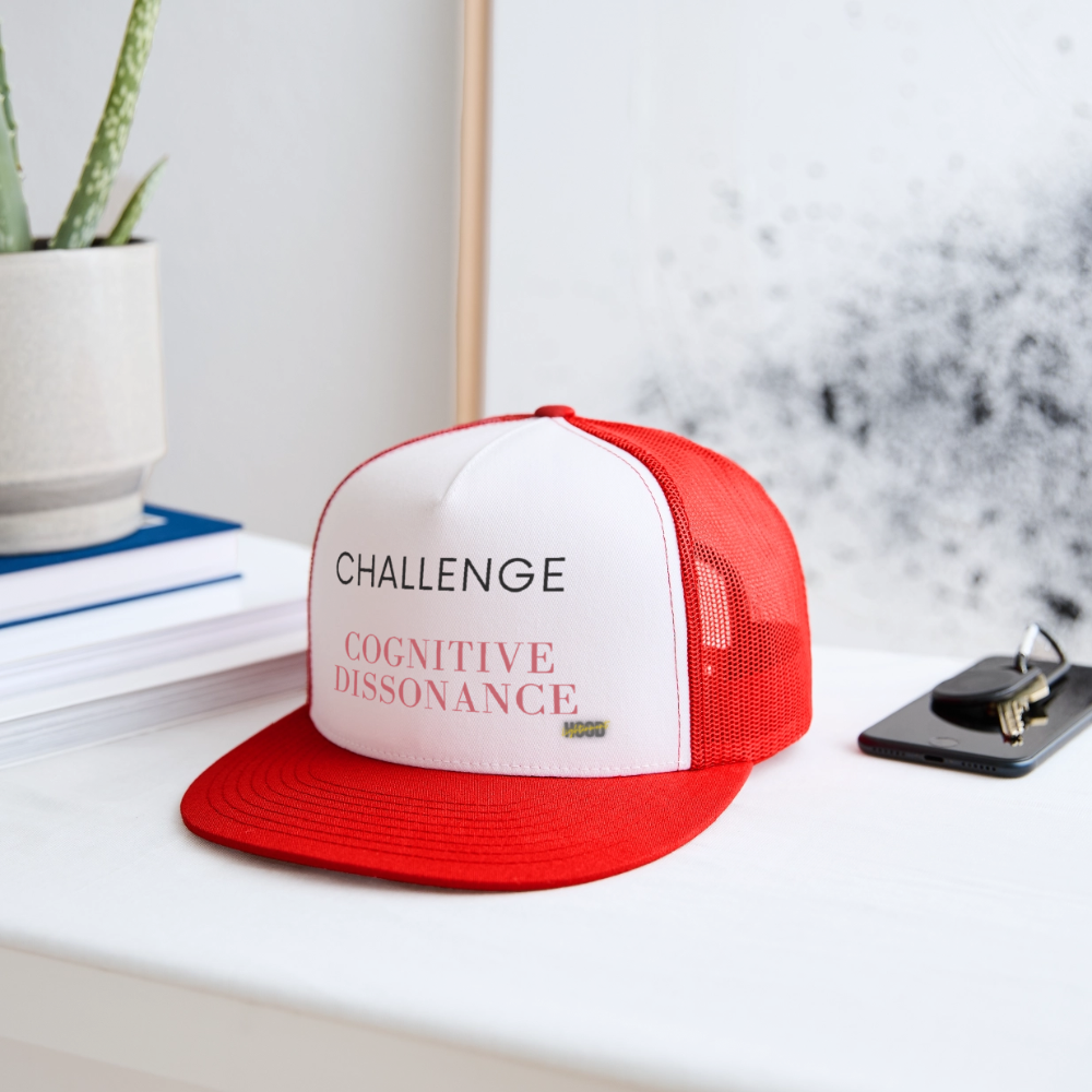 Cognitive Trucker Hat - white/red