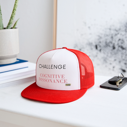 Cognitive Trucker Hat - white/red