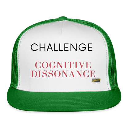 Cognitive Trucker Hat - white/kelly green