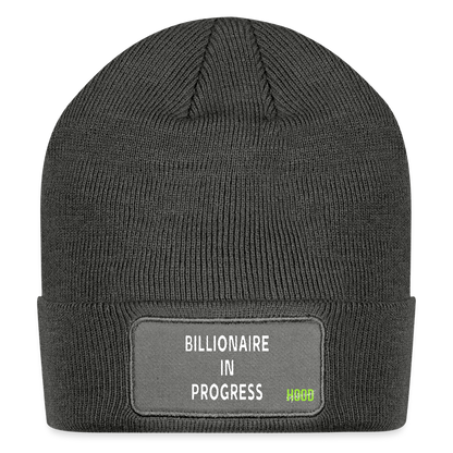 Billionaire Beanie - charcoal grey