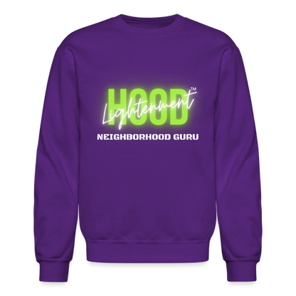 Green Logo Crewneck Sweatshirt - purple