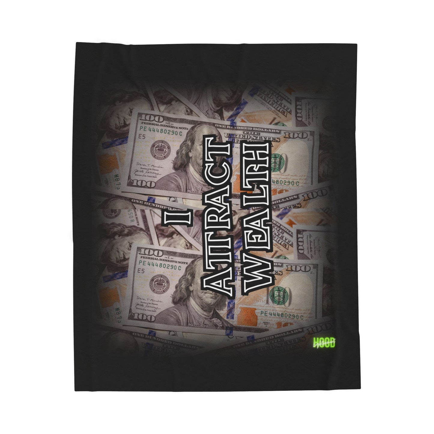 Wealth Attractor Velveteen Plush Blanket