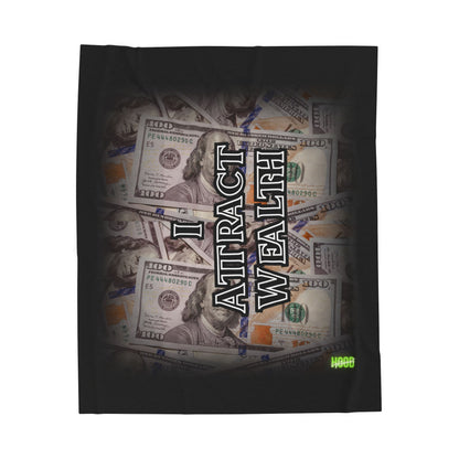 Wealth Attractor Velveteen Plush Blanket