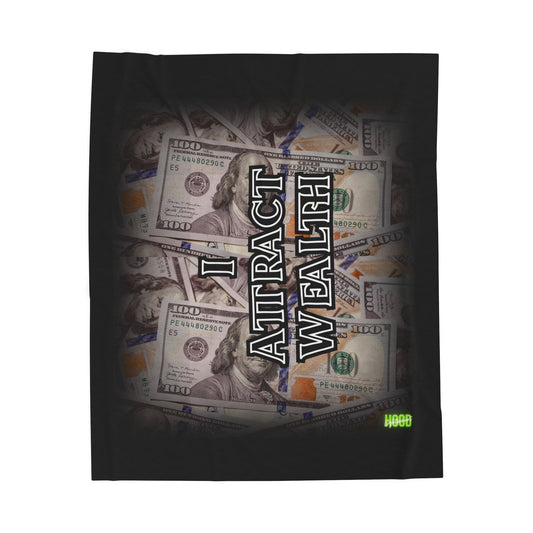 Wealth Attractor Velveteen Plush Blanket