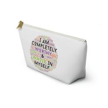 Load image into Gallery viewer, I am Worthy Pouch w/ T-bottom
