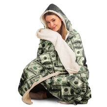 Load image into Gallery viewer, money hooded blanket is Soft, Comfortable, Beautiful, Breathable, Very Warm, But Not Too Heavy.
