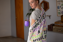 Load image into Gallery viewer, I am Worthy Throw Blanket
