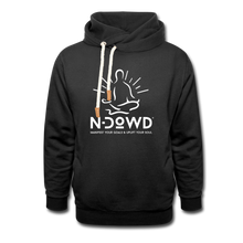 Load image into Gallery viewer, Logo Shawl Collar Hoodie - black
