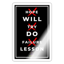 Load image into Gallery viewer, Replace Negativity Sticker - white glossy

