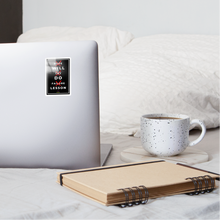 Load image into Gallery viewer, Replace Negativity Sticker - white glossy
