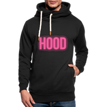 Load image into Gallery viewer, HoodLightenment Shawl Collar Hoodie - black
